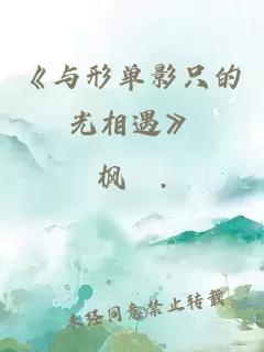 《与形单影只的光相遇》